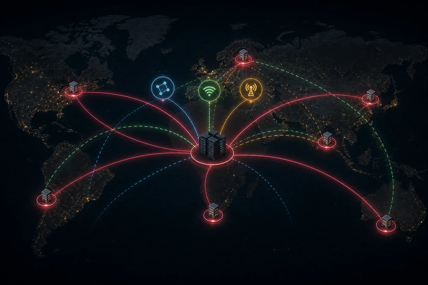 SD-WAN network topology